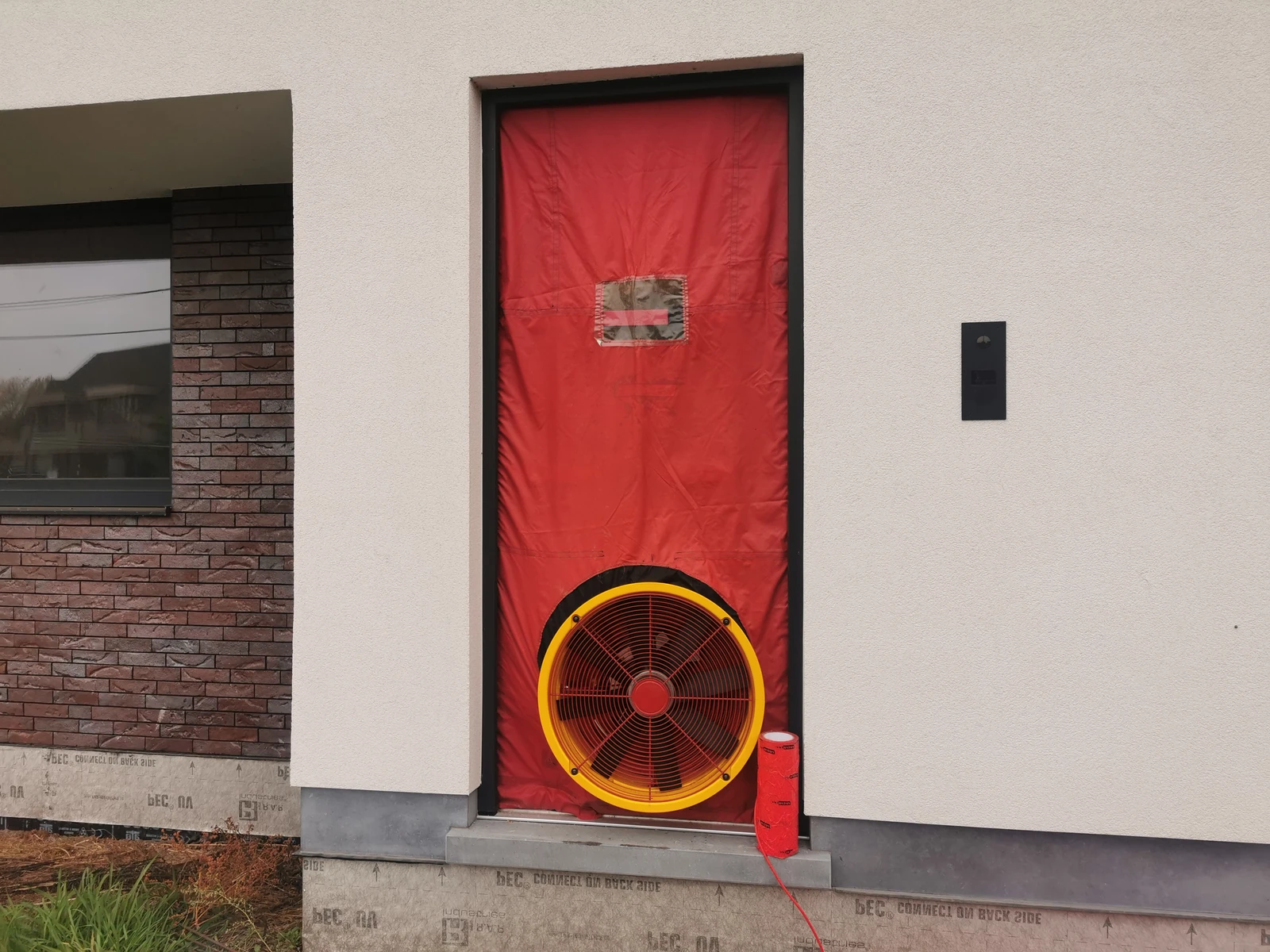 Detail blowerdoor